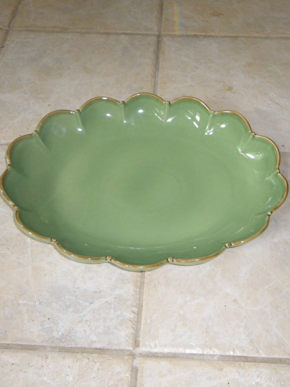 Large Ceramic Serving Bowl Platter Dish